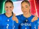 Federica Pelloni e Valeria Battista in azzurro