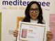 Lucia Sapia ha ricevuto il premio alla stazione Marittima di Napoli Lucia Sapia ha ricevuto il premio alla stazione Marittima di Napoli