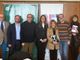 Da sinistra: Danjel Delishi e Alberto Scalera di Social Libreria, l’assessore Enzo La Forgia, Francesca Strazzi, Giovanna Brebbia, Mauro Gervasini, Stefania Barile