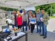 Il gazebo della Civica Poliseno - Ottaviani sindaco nei pressi del mercato di Cassano