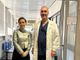 La dottoressa Chiara Guarnerio con il Direttore della Struttura Complessa di Neurologia, Isidoro La Spina