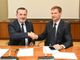 Ferrazzi (a sinistra) e Romani