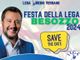 Matteo Salvini, Attilio Fontana e Isabella Tovaglieri alla Festa della Lega Medio Verbano