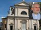La chiesa dedicata ai Santi Nazario e Celso, ad Arnate - Nel riquadro don Don Paolo Stefanazzi