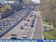 Il traffico questo pomeriggio in A8 tra le uscite di Busto e Castellanza (foto Autostrade per l'Italia)