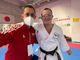 Giorgio Dominici. Nelle foto sotto, tutti i podi degli atleti Skorpion Karate al campionato nazionale Csen
