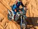 Giovanni Stigliano nel deserto saudita (foto tratte da facebook, JBRally Asd)