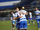 Kolaj abbracciato dopo il gol  e le immagini incalzanti del match (foto di Marco Giussani)