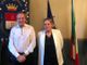 Il sindaco Emanuele Antonelli con l'assessore Paola Reguzzoni