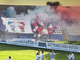 Scene di amicizia tra tifosi di Busto e Trieste