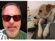 Antonio Corrado e la sua cagnolina Bimba