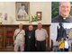 Don Gianluca in Polonia con il fratello Paolo e dal cardinale Stanislao: lascia l'oratorio di Beata Giuliana per diventare parroco a Vedano