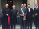 Il sindaco Farisoglio a una cerimonia a Castellanza