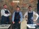 Tre amici e tre soci del Buar Bistrot: da sinistra Jacopo Castelletta, Daniele Pezzoni e Manuel Deretti