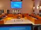 La riunione delle commissioni in aula consiliare