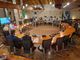 L'aula consiliare di villa Oliva