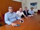 Da sinistra, Giuseppe De Bernardi Martignoni, Marco Colombo, Stefano Romano, Giorgio Bardellini
