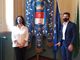 L'assessore e vicesindaco, Manuela Maffioli, con il presidente Ascom, Rudy Collini