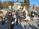 Gli studenti del liceo con Angelo Bruno Protasoni e Michele Mascella