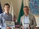 Il consigliere Andrea Pisani e il sindaco Pietro Ottaviani