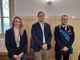 Da sinistra, Francesca Caruso, Andrea Cassani, Aurelio Giannini