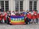 Un flash mob per la pace con i bimbi delle elementari di Castellanza