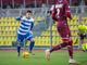 Tommaso Brignoli, autore del secondo gol, nella foto di Marco Giussani