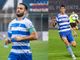 A sinistra Riccardo Colombo, il capitano della Pro Patria, protagonista a Stadio Aperto. È la sera dei capitani: sarà con noi anche l'ex tigrotto Matteo Serafini
