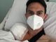 Luca Bertoni dopo l'operazione alla spalla (foto Aurora Pro Patria)