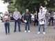 Da sinistra, la referente del nuovo gruppo di &quot;Controllo del vicinato&quot;, Cassandra Guzon, Andrea Pisani, il sindaco, Nicola Poliseno, Edoardo Franchin