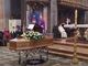 Il funerale di Franco Mazzucchelli in basilica a Busto