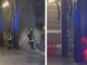 VIDEO. Fumo e fiamme da una grata, apprensione in centro a Busto