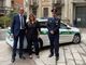 L'assessore Loschiavo, la giornalista Deriu e il comandante Lanna