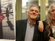 Luciano Bolzoni e Patti Smith. A lato la copertina del suo libro