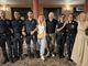 La foto postata dal sindaco con la polizia locale