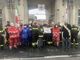 La visita alla Croce Rossa lo scorso Natale