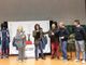La foto postata da Rosanna, moglie di Mauro Miele, in ricordo di Mario Manzoni, terzo da destra