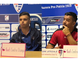 Ndrecka e Vargas dopo la partita