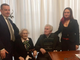Olga Fiorini con il marito Enrico e i nipoti Cinzia e Mauro