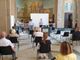 L'inaugurazione della mostra (foto dalla pagina del sindaco)