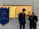 L'ultimo evento del Panathlon club La Malpensa, il primo della ripresa (nella foto Castiglioni con Tavecchio)