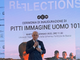 Sergio Tamborini all'inaugurazione di Pitti