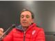 Luca Prina dopo la sconfitta