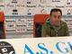 Luca Prina nella sala stampa della Giana