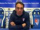 Luca Prina oggi mentre parla della partita