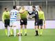 L'avvio di un derby ad alta tensione allo Speroni (foto di Marco Giussani)