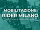 Rider in piazza a Milano