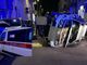 Auto si ribalta, paura a Busto Arsizio