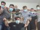 Gli studenti del Facchinetti col professor Pagani