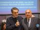 Salvatore Marino, a destra, con il governatore Attilio Fontana